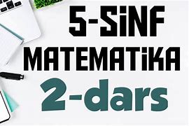 Matematika 5 Sinf Javoblari 2020 2 Qism